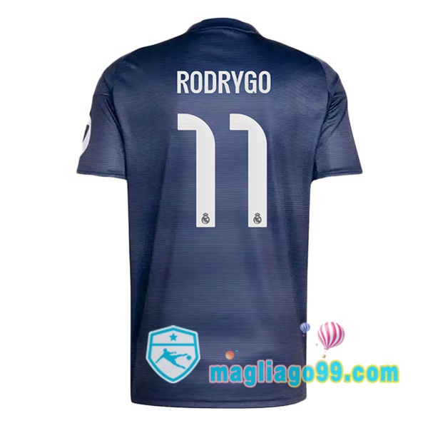 Magliago - Passione Maglie Thai Affidabili Basso Costo Online Shop | Maglia Real Madrid (Rodrygo 11) Seconda Blu Royal 2025/2026
