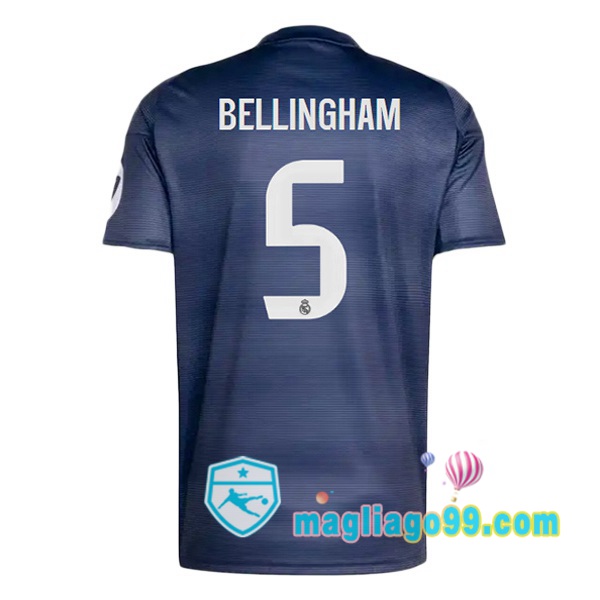 Magliago - Passione Maglie Thai Affidabili Basso Costo Online Shop | Maglia Real Madrid (Bellingham 5) Seconda Blu Royal 2025/2026