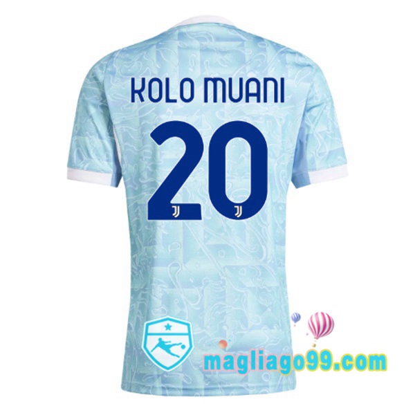 Magliago - Passione Maglie Thai Affidabili Basso Costo Online Shop | Maglia Juventus (KOLO MUANI 20) Seconda Blu Bianco 2025/2026