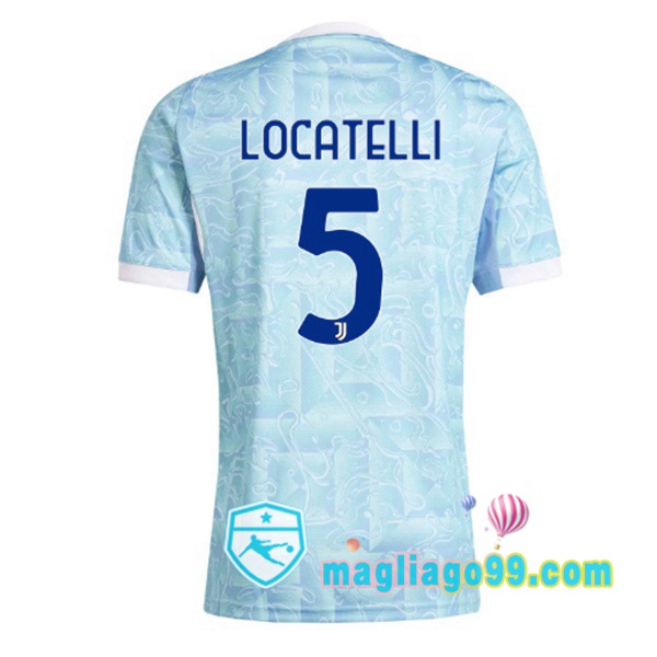 Magliago - Passione Maglie Thai Affidabili Basso Costo Online Shop | Maglia Juventus (LOCATELLI 5) Seconda Blu Bianco 2025/2026