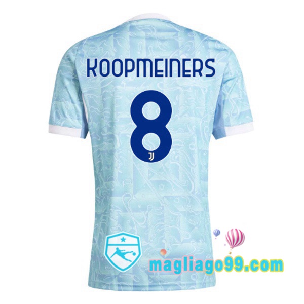 Magliago - Passione Maglie Thai Affidabili Basso Costo Online Shop | Maglia Juventus (KOOPMEINERS 8) Seconda Blu Bianco 2025/2026