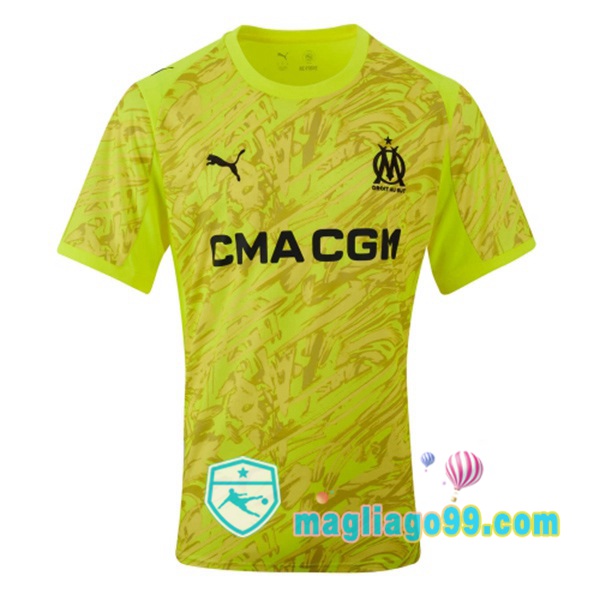 Magliago - Passione Maglie Thai Affidabili Basso Costo Online Shop | Maglia Marsiglia OM Portiere Giallo 2025/2026