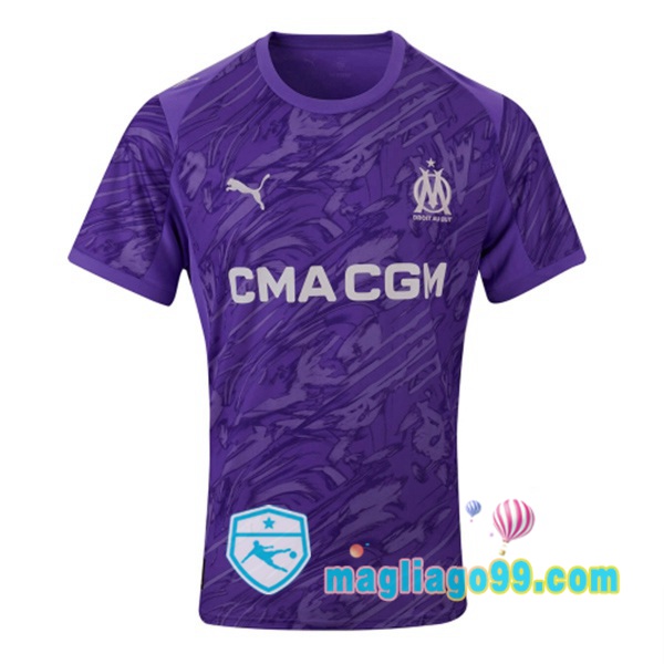 Magliago - Passione Maglie Thai Affidabili Basso Costo Online Shop | Maglia Marsiglia OM Portiere Porpora 2025/2026