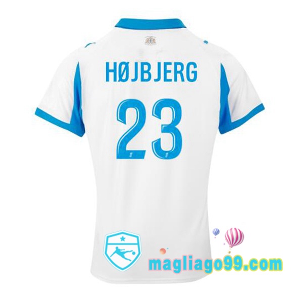 Magliago - Passione Maglie Thai Affidabili Basso Costo Online Shop | Maglia Marsiglia OM (HØJBJERG 23) Prima Bianco 2025/2026