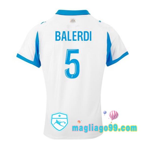 Magliago - Passione Maglie Thai Affidabili Basso Costo Online Shop | Maglia Marsiglia OM (BALERDI 5) Prima Bianco 2025/2026