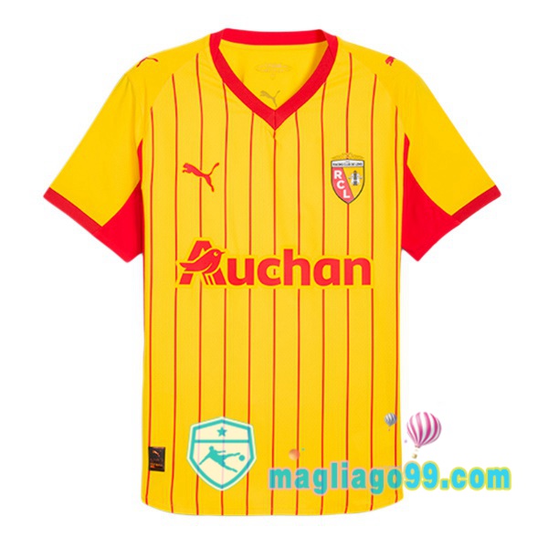 Magliago - Passione Maglie Thai Affidabili Basso Costo Online Shop | Maglia RC Lens Prima Giallo 2025/2026