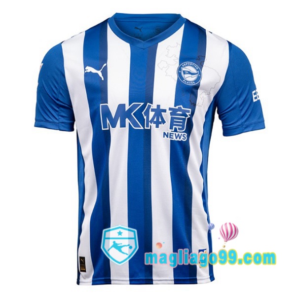 Magliago - Passione Maglie Thai Affidabili Basso Costo Online Shop | Maglia Deportivo Alaves Prima Blu Bianco 2025/2026