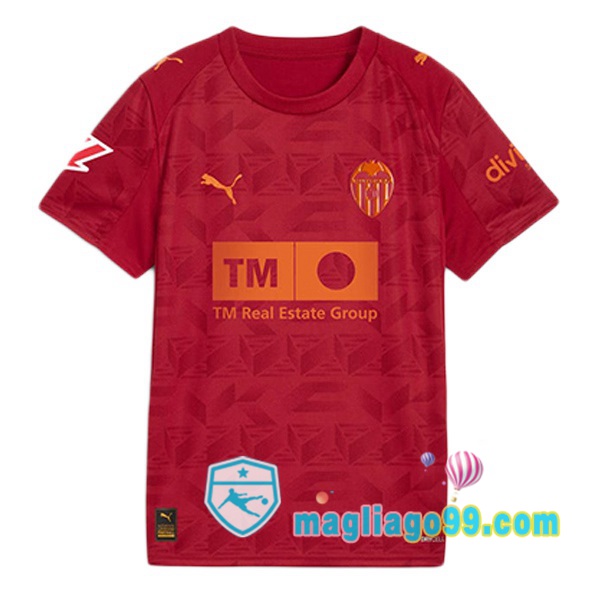 Magliago - Passione Maglie Thai Affidabili Basso Costo Online Shop | Maglia Valencia CF Seconda Rosso 2025/2026