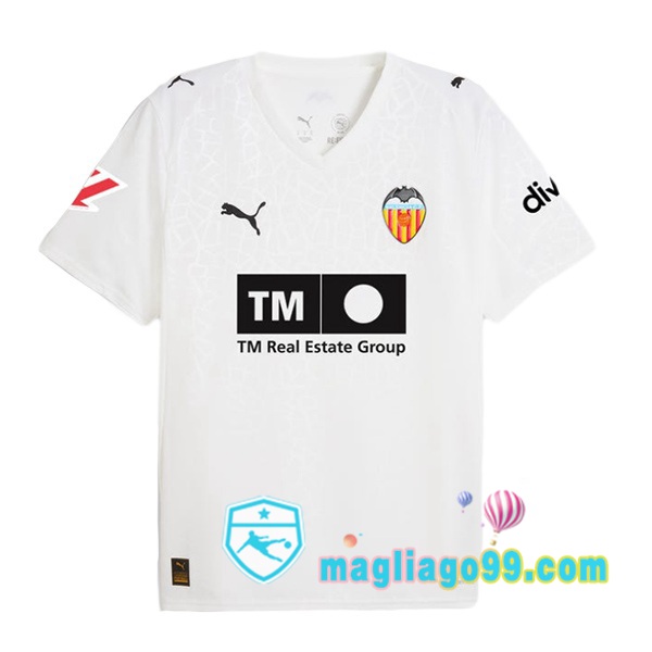 Magliago - Passione Maglie Thai Affidabili Basso Costo Online Shop | Maglia Valencia CF Prima Bianco 2025/2026