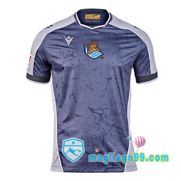 Magliago - Passione Maglie Thai Affidabili Basso Costo Online Shop | Maglia Real Sociedad Seconda Grigio 2025/2026