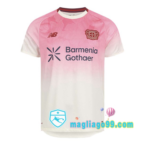 Magliago - Passione Maglie Thai Affidabili Basso Costo Online Shop | Maglia Bayer 04 Leverkusen Seconda Bianco Rosa 2025/2026