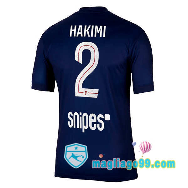 Magliago - Passione Maglie Thai Affidabili Basso Costo Online Shop | Maglia Paris PSG (Hakimi 2) Prima Blu Royal 2025/2026