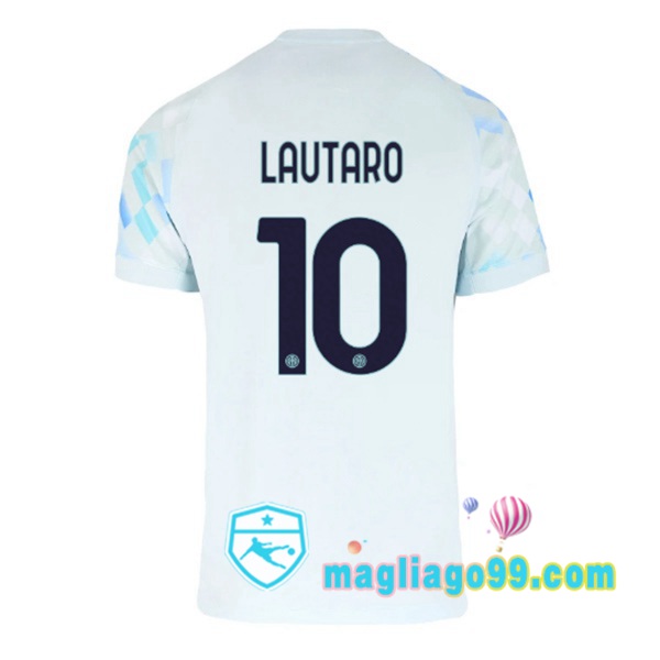 Magliago - Passione Maglie Thai Affidabili Basso Costo Online Shop | Maglia Inter Milan (LAUTARO 10) Seconda Bianco Blu 2025/2026