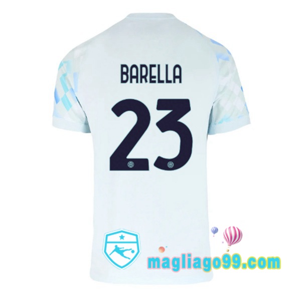 Magliago - Passione Maglie Thai Affidabili Basso Costo Online Shop | Maglia Inter Milan (BARELLA 23) Seconda Bianco Blu 2025/2026