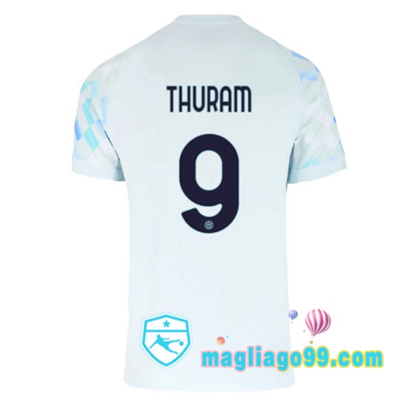 Magliago - Passione Maglie Thai Affidabili Basso Costo Online Shop | Maglia Inter Milan (THURAM 9) Seconda Bianco Blu 2025/2026