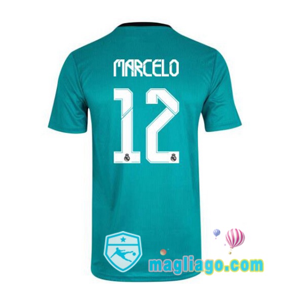 Magliago - Passione Maglie Thai Affidabili Basso Costo Online Shop | Maglia Real Madrid (Marcelo 12) Terza 2021/2022