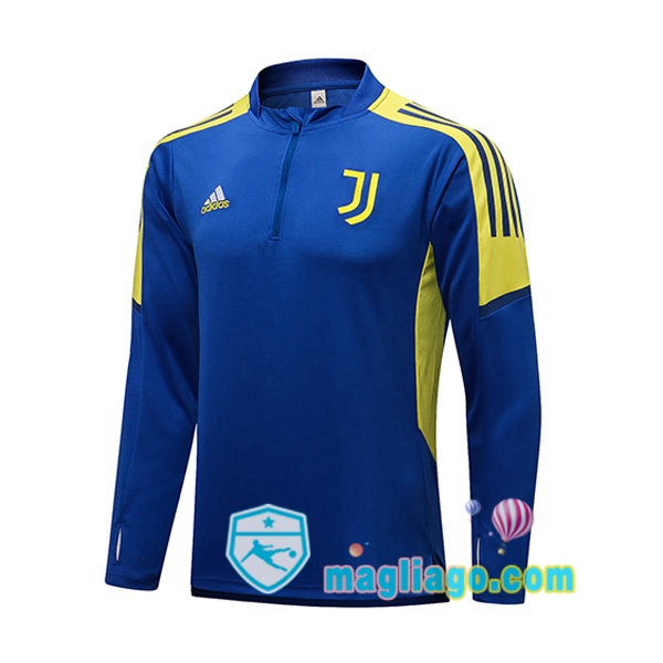 Magliago - Passione Maglie Thai Affidabili Basso Costo Online Shop | Felpa Calcio Juventus Blu 2021/2022