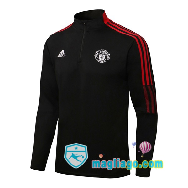Magliago - Passione Maglie Thai Affidabili Basso Costo Online Shop | Felpa Calcio Manchester United Nero 2021/2022
