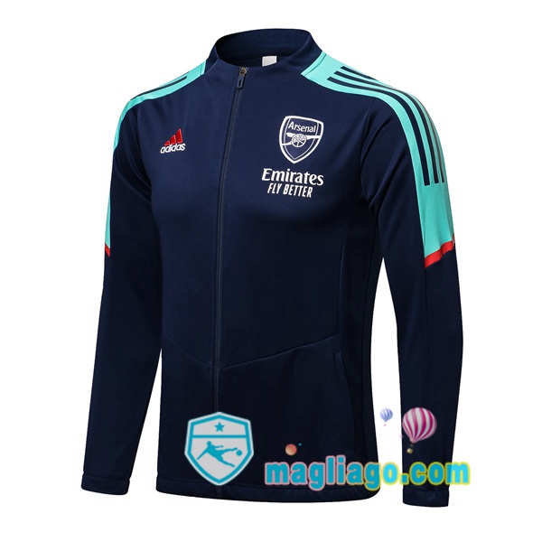 Magliago - Passione Maglie Thai Affidabili Basso Costo Online Shop | Giacca Calcio Arsenal Blu Royal 2021/2022