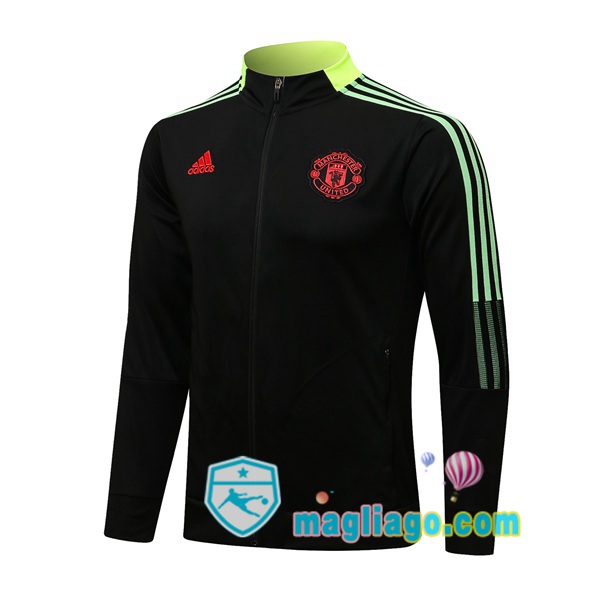 Magliago - Passione Maglie Thai Affidabili Basso Costo Online Shop | Giacca Calcio Manchester United Nero 2021/2022