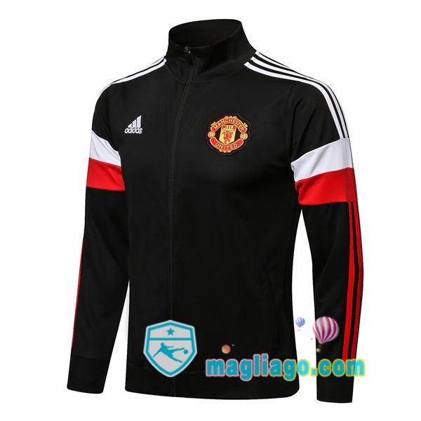 Magliago - Passione Maglie Thai Affidabili Basso Costo Online Shop | Giacca Calcio Manchester United Nero 2021/2022