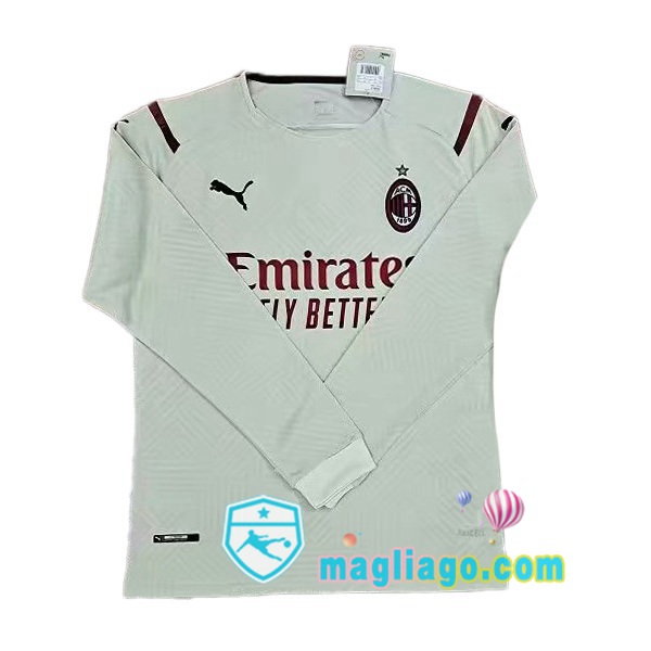 Magliago - Passione Maglie Thai Affidabili Basso Costo Online Shop | Maglia AC Milan Seconda Maniche Lunghe 2021/2022