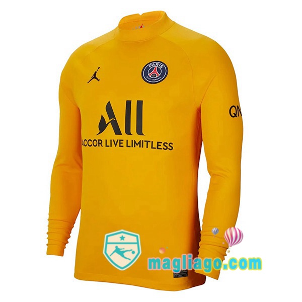 Magliago - Passione Maglie Thai Affidabili Basso Costo Online Shop | Maglia Paris PSG Portiere Giallo 2021/2022