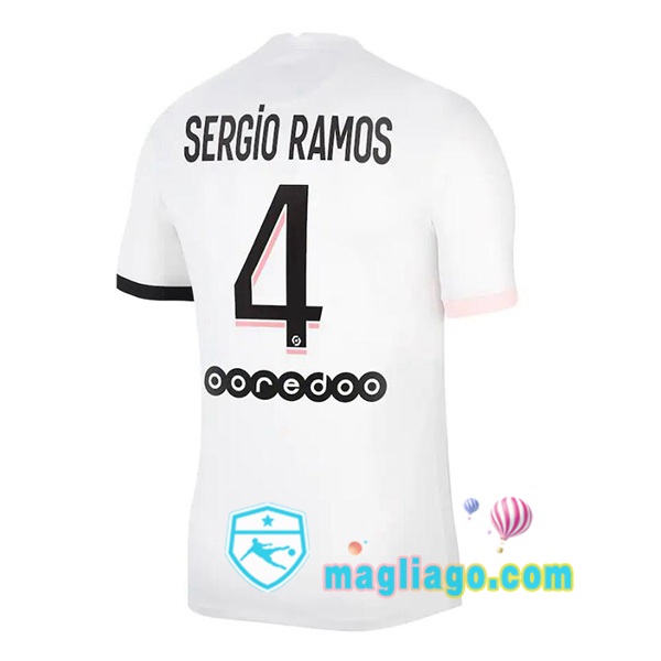 Magliago - Passione Maglie Thai Affidabili Basso Costo Online Shop | Maglia Paris PSG (Sergio Ramos 4) Seconda 2021/2022