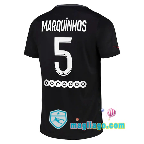 Magliago - Passione Maglie Thai Affidabili Basso Costo Online Shop | Maglia Paris PSG (Marquinhos 5) Terza 2021/2022