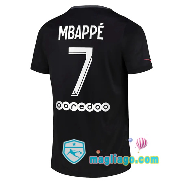 Magliago - Passione Maglie Thai Affidabili Basso Costo Online Shop | Maglia Paris PSG (Mbappé 7) Terza 2021/2022