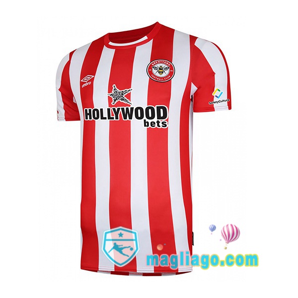 Magliago - Passione Maglie Thai Affidabili Basso Costo Online Shop | Maglia Brentford FC Prima 2021/2022