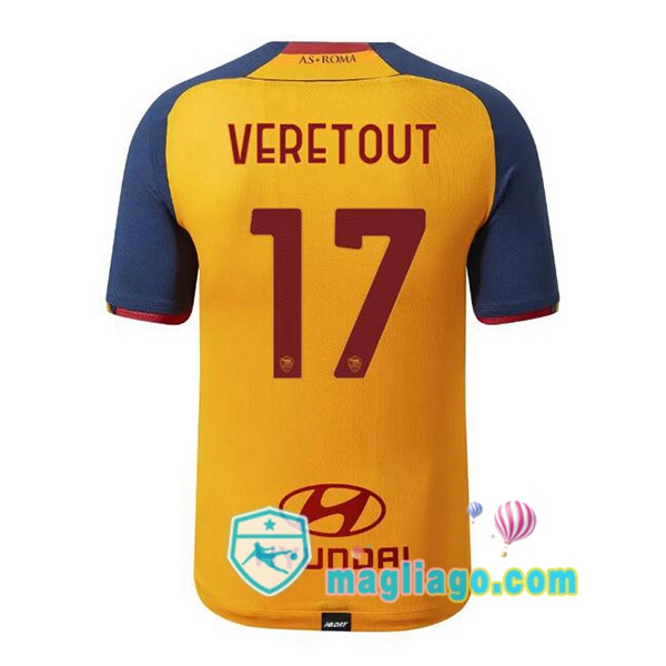 Magliago - Passione Maglie Thai Affidabili Basso Costo Online Shop | Maglia AS Roma (VERETOUT 17) Terza 2021/2022