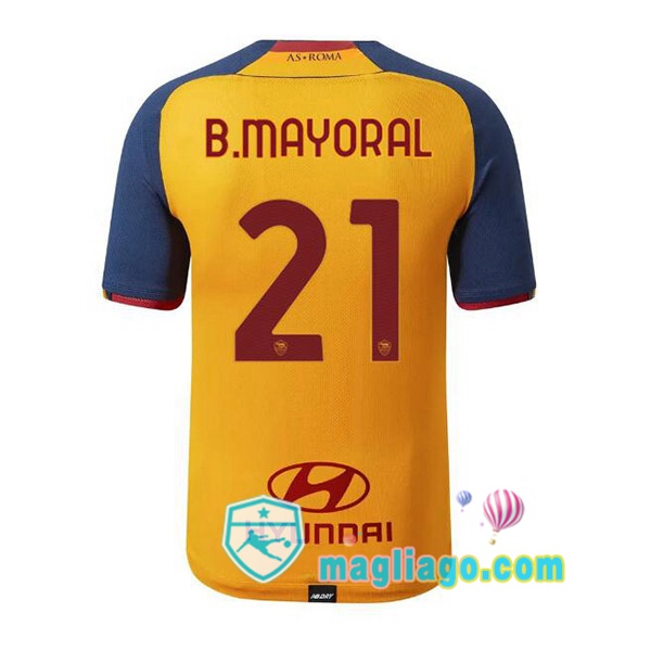 Magliago - Passione Maglie Thai Affidabili Basso Costo Online Shop | Maglia AS Roma (B.MAYORAL 21) Terza 2021/2022