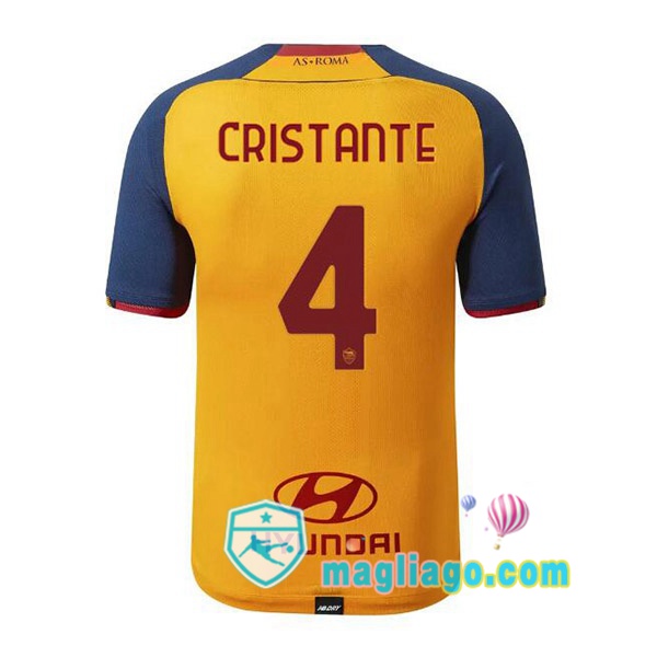 Magliago - Passione Maglie Thai Affidabili Basso Costo Online Shop | Maglia AS Roma (CRISTANTE 4) Terza 2021/2022