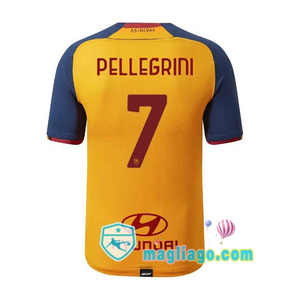 Magliago - Passione Maglie Thai Affidabili Basso Costo Online Shop | Maglia AS Roma (PELLEGRINI 7) Terza 2021/2022