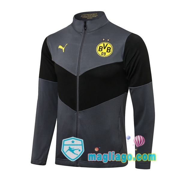 Magliago - Passione Maglie Thai Affidabili Basso Costo Online Shop | Giacca Calcio Dortmund BVB Grigio 2021/2022