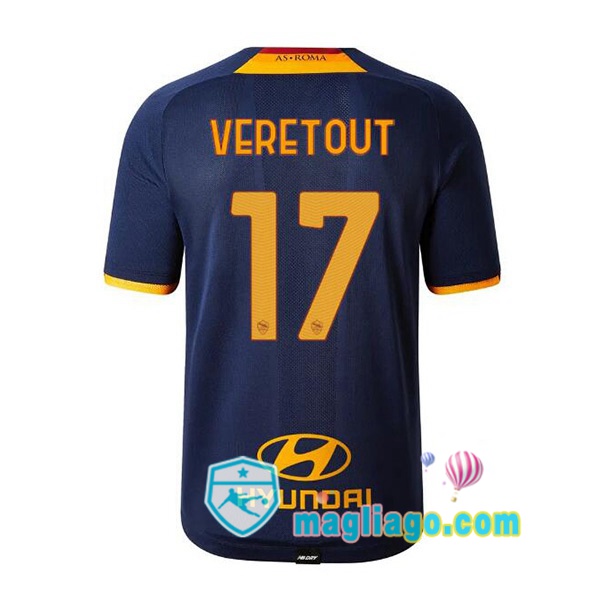 Magliago - Passione Maglie Thai Affidabili Basso Costo Online Shop | Maglia AS Roma (VERETOUT 17) Uomo Quattro 2021/2022