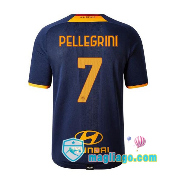 Magliago - Passione Maglie Thai Affidabili Basso Costo Online Shop | Maglia AS Roma (PELLEGRINI 7) Uomo Quattro 2021/2022