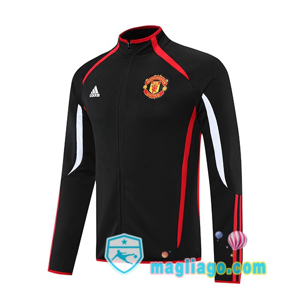 Magliago - Passione Maglie Thai Affidabili Basso Costo Online Shop | Giacca Calcio Manchester United Nero 2021/2022