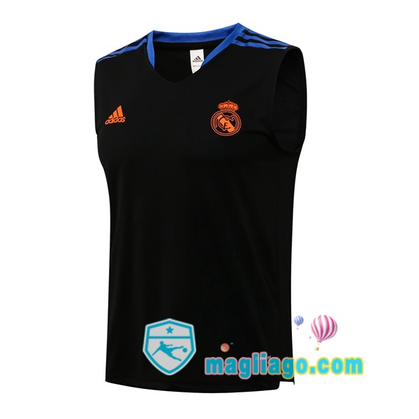 Magliago - Passione Maglie Thai Affidabili Basso Costo Online Shop | Gilet da Calcio Real Madrid Nero 2021/2022