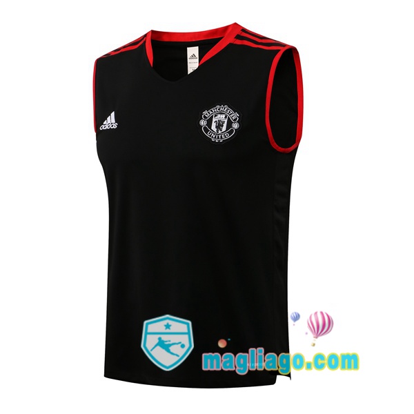 Magliago - Passione Maglie Thai Affidabili Basso Costo Online Shop | Gilet da Calcio Manchester United Nero 2021/2022