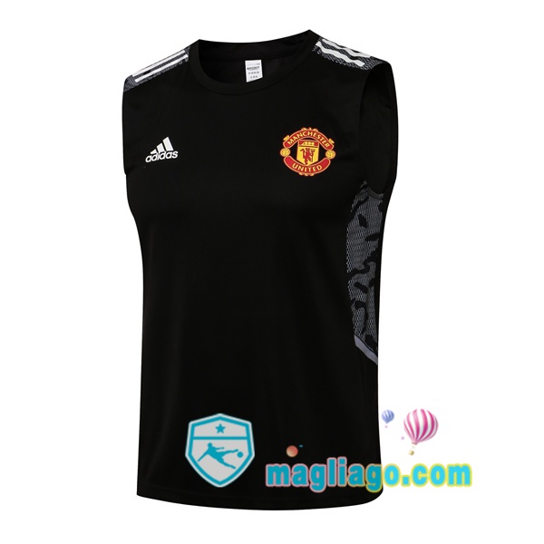 Magliago - Passione Maglie Thai Affidabili Basso Costo Online Shop | Gilet da Calcio Manchester United Nero 2021/2022