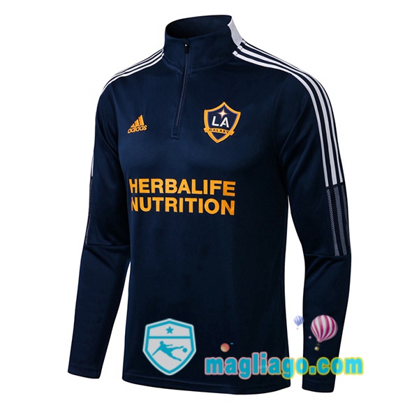 Magliago - Passione Maglie Thai Affidabili Basso Costo Online Shop | Felpa Calcio LA Galaxy Blu Royal 2021/2022