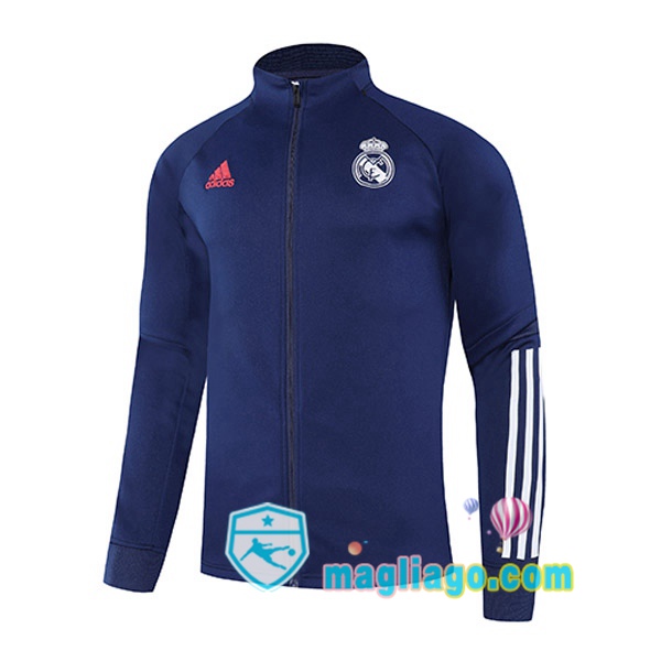 Magliago - Passione Maglie Thai Affidabili Basso Costo Online Shop | Giacca Calcio Real Madrid Blu Royal 2021/2022