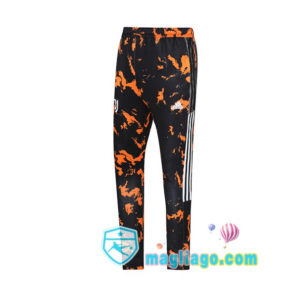 Magliago - Passione Maglie Thai Affidabili Basso Costo Online Shop | Pantaloni Da Allenamento Juventus Nero Arancione 2021/2022