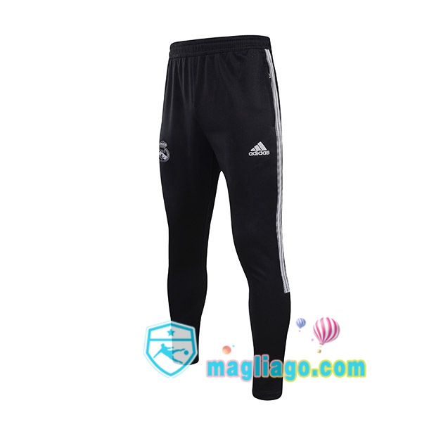 Magliago - Passione Maglie Thai Affidabili Basso Costo Online Shop | Pantaloni Da Allenamento Real Madrid Nero 2021/2022
