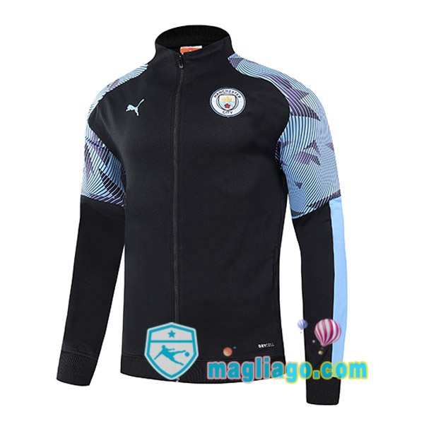Magliago - Passione Maglie Thai Affidabili Basso Costo Online Shop | Giacca Calcio Manchester City Nero 2021/2022