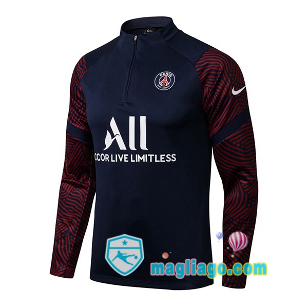 Magliago - Passione Maglie Thai Affidabili Basso Costo Online Shop | Felpa Calcio Paris PSG Blu Royal 2021/2022