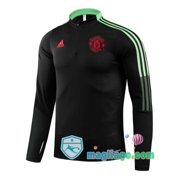 Magliago - Passione Maglie Thai Affidabili Basso Costo Online Shop | Felpa Calcio Manchester United Nero 2021/2022