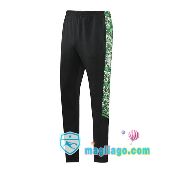 Magliago - Passione Maglie Thai Affidabili Basso Costo Online Shop | Pantaloni Da Allenamento Manchester City Nero Verde 2021/2022
